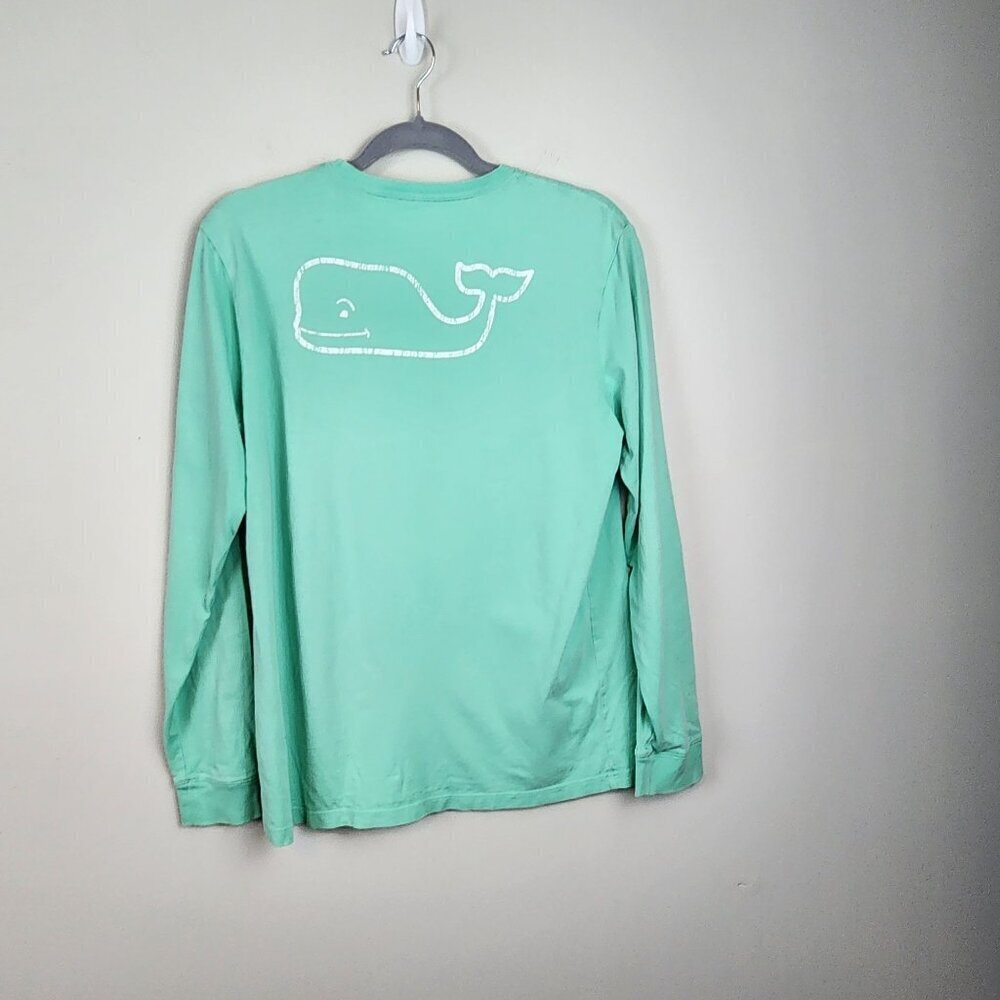 Vineyard Vines long sleeve shirt top sz XL / 18 boy girl whale logo - Picture 4 of 7
